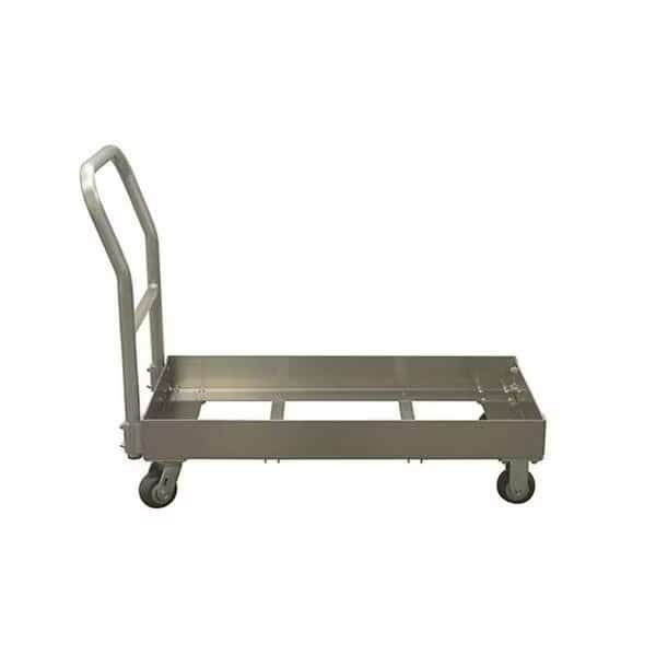 Double With Handle Chill Tray Aluminum Dollies- 37.25 X 22.75 X 46 In.