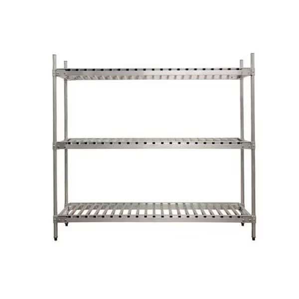 Prairie View KR2078.560-3 3 Tier Keg Shelving Aluminum Units; 20 x 63.75 in.