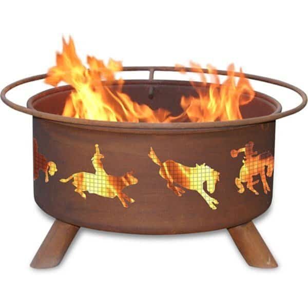 3" Natural Rust Western Fire Pit