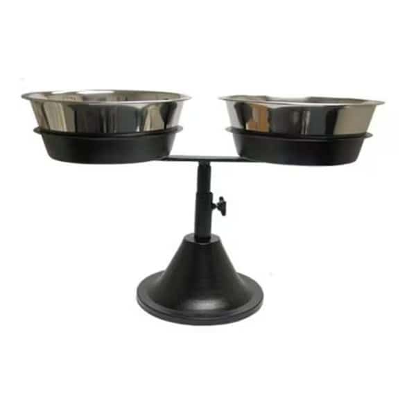 QT Dog 3074 3 Qt Double Adjustable Barstool Diner