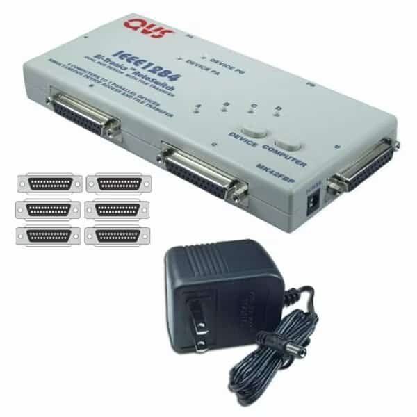 4 Computers Share 2 Parallel IEEE1284 Printers Autoswitch