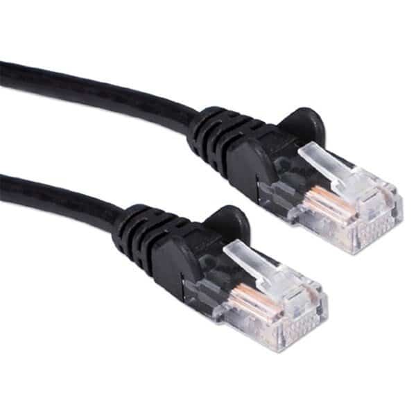 75 ft. CAT6 Gigabit Flexible Molded Black Patch Cord