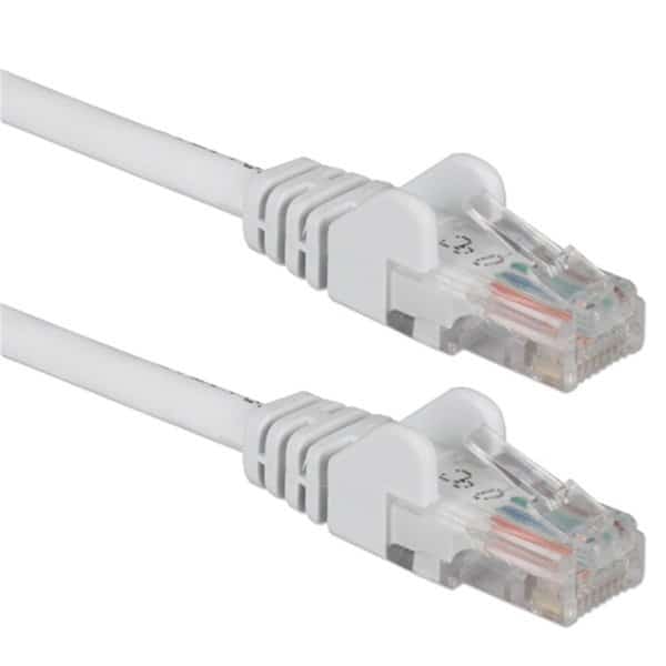 75 ft. CAT6 Gigabit Flexible Molded White Patch Cord
