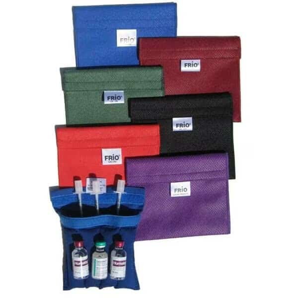 Insulin Cooling Extra Small Wallet- Red- 5.5 in. x 5 in.