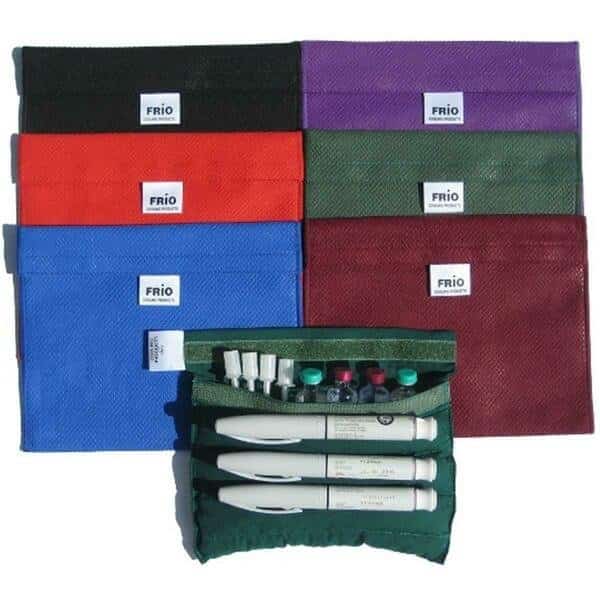 Insulin Cooling Extra Large Wallet- Black- 8.5 in. x 6.5 in.