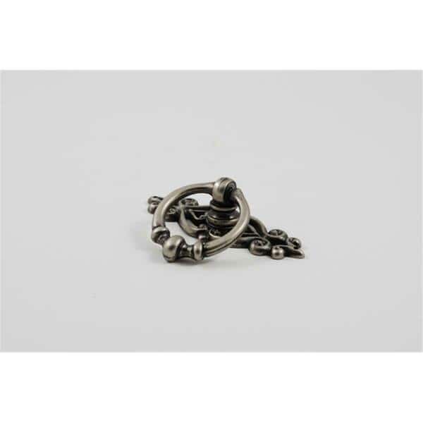 Cabinet Ring Pull with Backplate- Aged Pewter