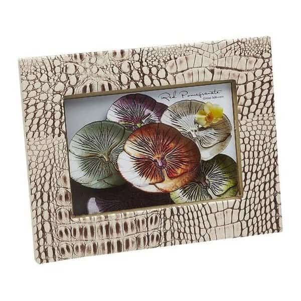 Crock 5 x 7 in. Bisque Photo Frame
