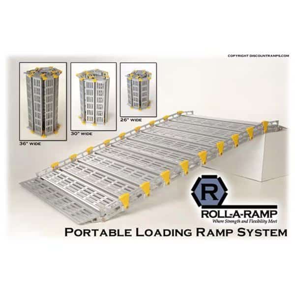 Roll-A-Ramp A13004A19 30 in. x 48 in. Portable Loading Ramp