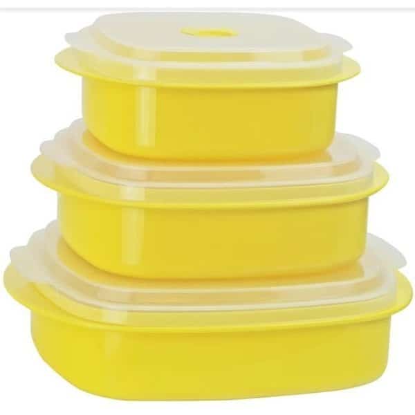 Reston Lloyd 20201 Microwave Cookware & Storage Set  Lemon