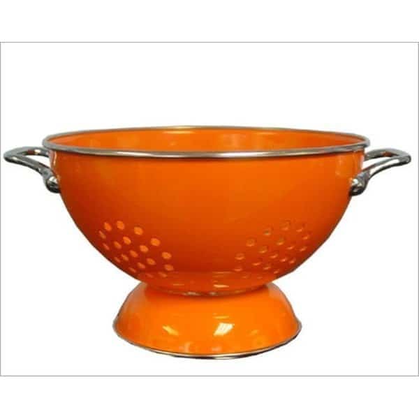 Reston Lloyd 80500 3 Qt Powder Coated Colander Orange