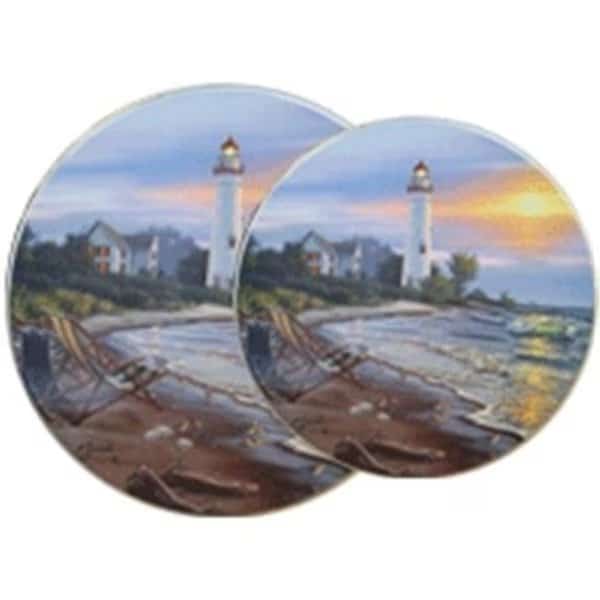 Reston Lloyd 4-411-W Tin Burner Cover Set  A Perfect Day