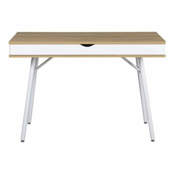 Techni Mobili RTA-1462-PN Techni Mobili Workstation with Cord Management and Storage - Pine