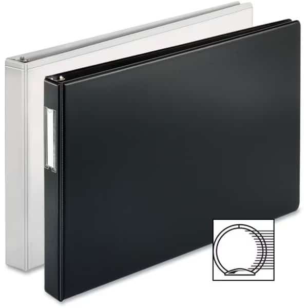 Bus. Source Tabloid-size White Reference Binder