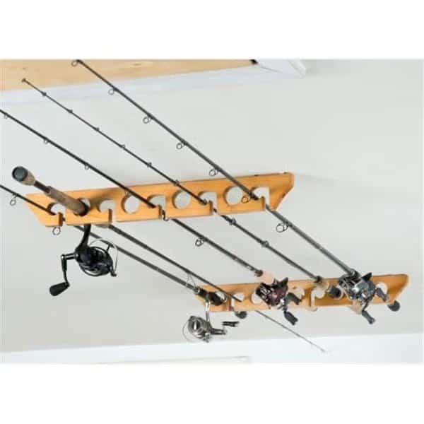Wood Ceiling Horizontal Rod Rack