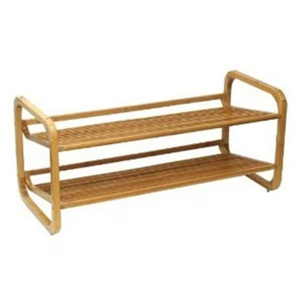 Bamboo Shoe Rack - 2 Tier