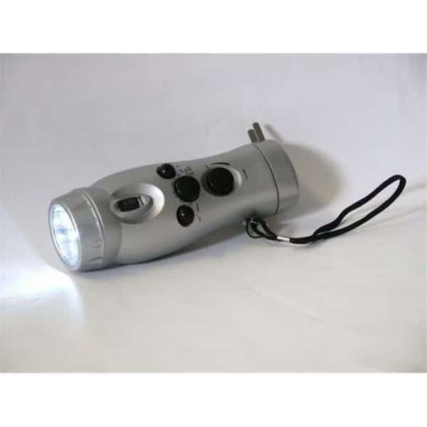 Sonnet Industries FSH-249 PLUG IN RECHARGEABLE 5 LED FLASHLIGHT RADIO WITH 6 LED HANDSFREE SIDE PANEL