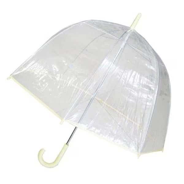 Conch Umbrellas 1265A Bubble Clear Umbrella; Dome Shape Clear Umbrella