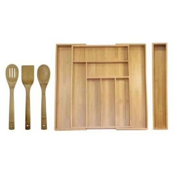 Oceanstar Design KT1293 5-Piece Utensil Drawer Organizer Set