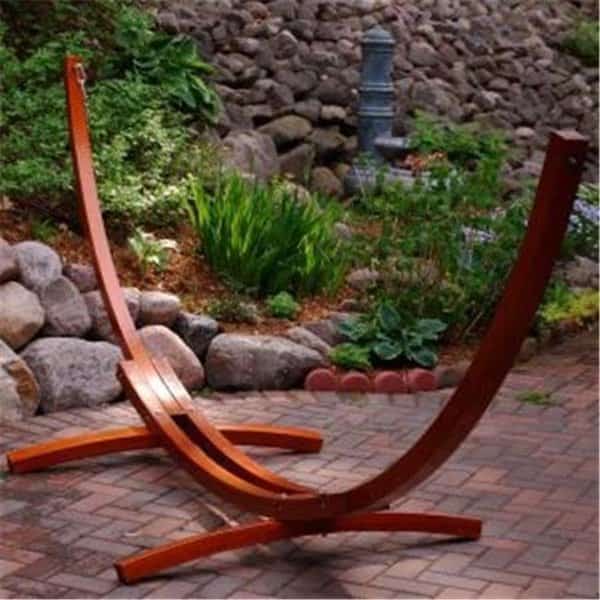 Algoma Net Company 4710C 12 ft. Russian Pine Hardwood Arc Frame