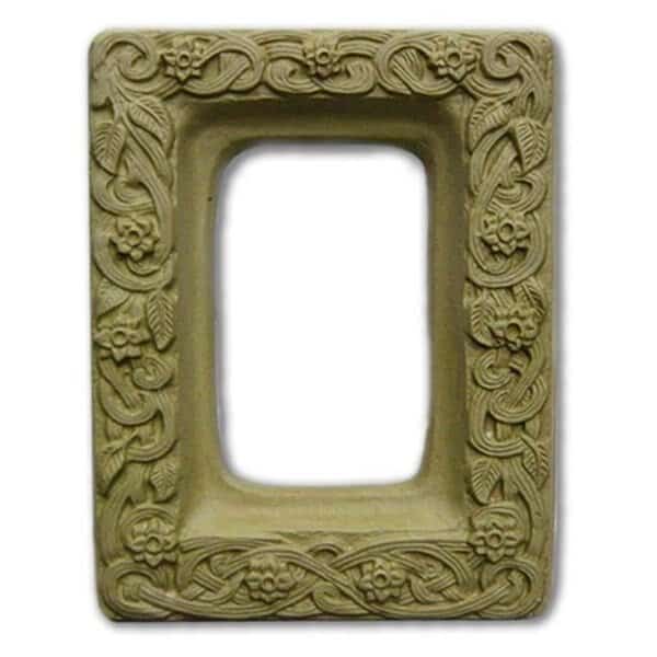 Garden Molds XF-FLOWV8043 Flower Vines Picture Frame Mold- Set of 2