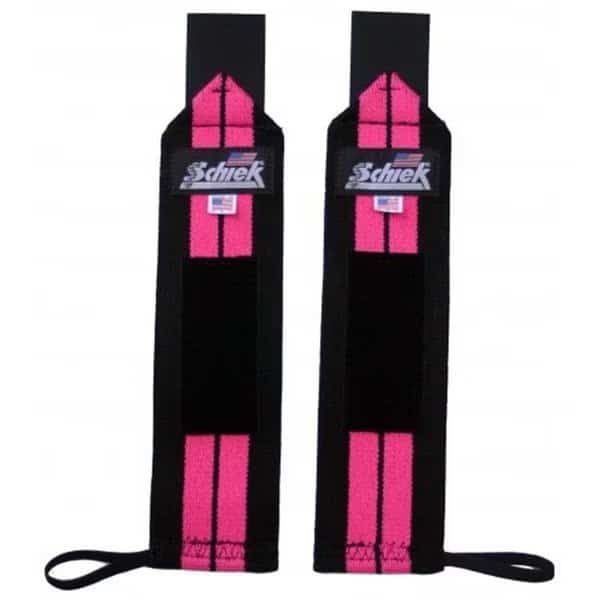 Schiek Sports 1112P 12 in. Pink Womens Wrist Wraps