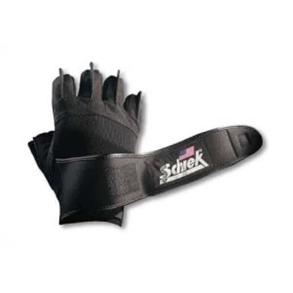 Schiek Sports H-540S Platinum Gel Lifting Gloves with Wrist Wraps - S