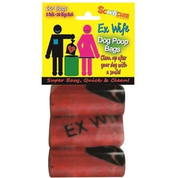 Schoochie Pet 398 Ex Wife Dog Waste Poop Bags - 3 Pack