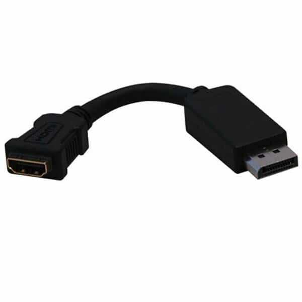 6-inch DisplayPort Male to HDMI Female Adapter