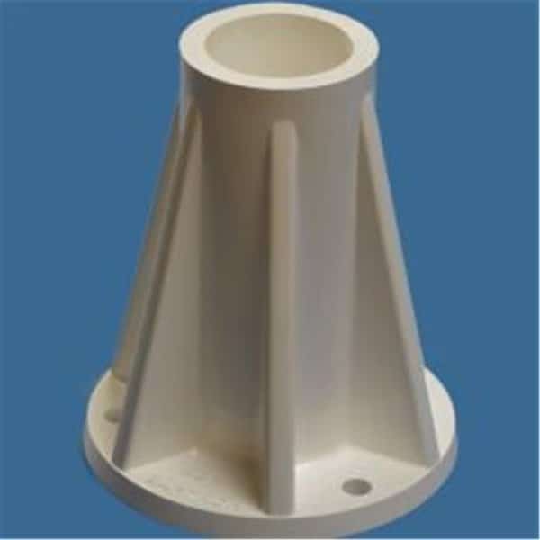 6 in. Surface Mount for Pool and Spa, Rails and Ladders Taupe