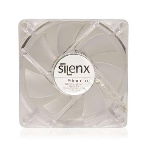 SilenX EFX-08-15B 80 mm. Led Fluid Dynamic Bearing Fan; Blue