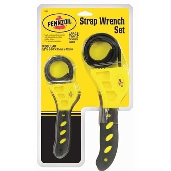 C Accessories Regular & Large Strap Wrench Set - 2 Pieces