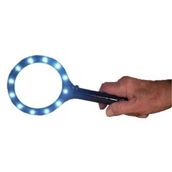 Sonnet 7512 3.25 in. Glass Lens & 12 LED Magnifier