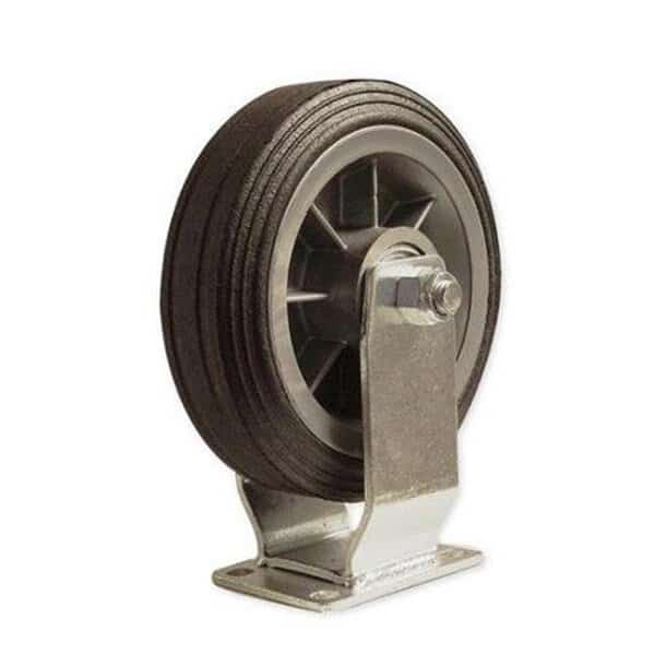 Snap-Loc Caster 6 in. All-Terrain Fixed; Solid Rubber