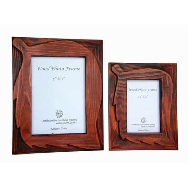 Sunshine Trading ST-10-5 Handmade Wood Photo Frame - 3.5 x 5 Inch