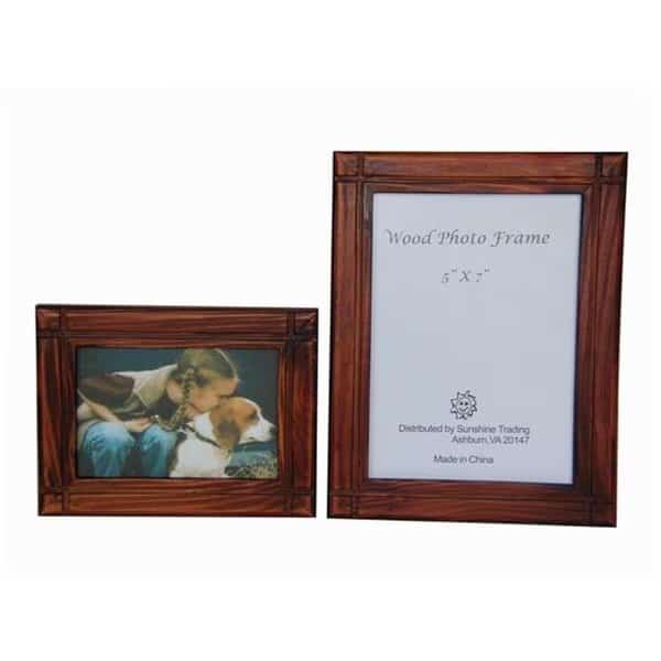 Handmade Wood Photo Frame - 3.5 x 5 Inch
