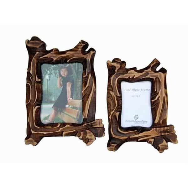 Sunshine Trading ST-16-5 Handmade Wood Photo Frame - 3.5 x 5 Inch