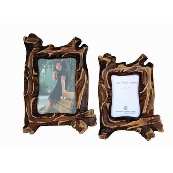 Sunshine Trading ST-16-7 Handmade Wood Photo Frame - 5 x 7 Inch