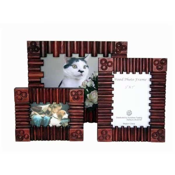 Handmade Wood Photo Frame - 5 x 7 Inch
