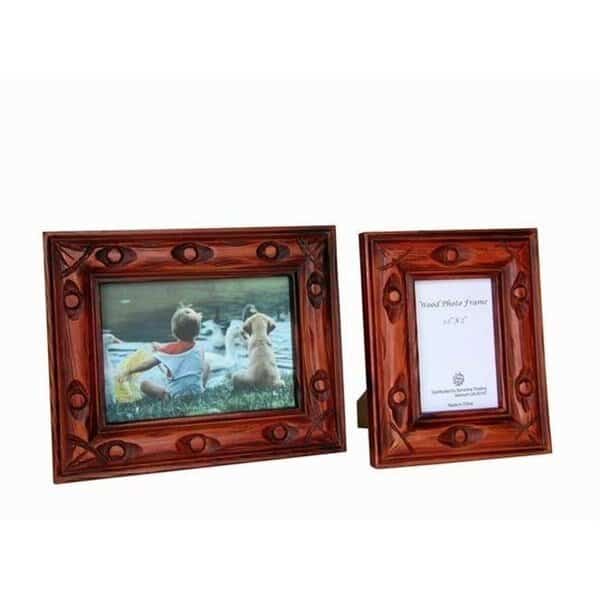 Sunshine Trading ST-32-5 Handmade Wood Photo Frame - 3.5 x 5 Inch, Sunshine Trading, Mfr#: ST-32-5
