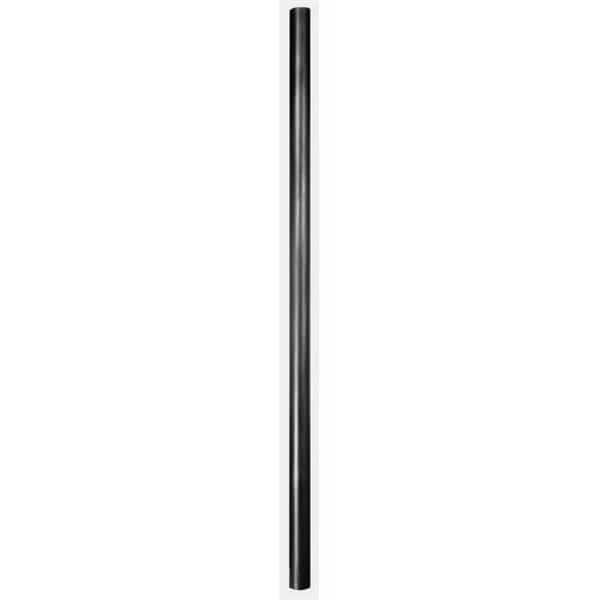 Direct Burial Posts 390-PC-BLK 7 ft. Smooth Aluminum Direct Burial Post with Photo Cell-Black