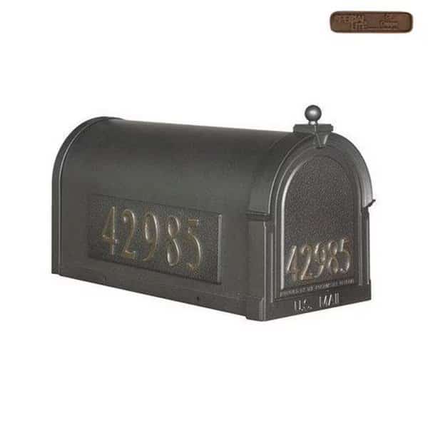Berkshire SCB-1015-DX-CPBerkshire Curbside Mailbox with Front and Side Numbers-Copper