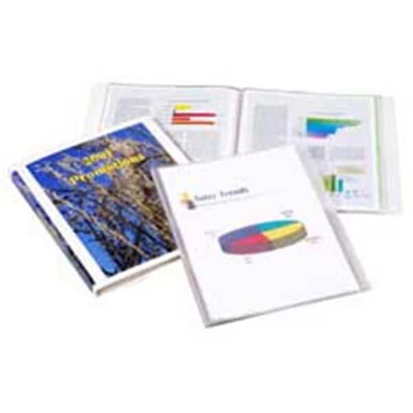- Inc Presentation Book- 24 Pockets- 11in.x8-.50in.- Black