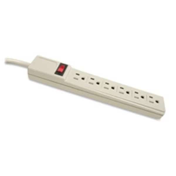 Power Strip, SJT, 15 ft., Gray