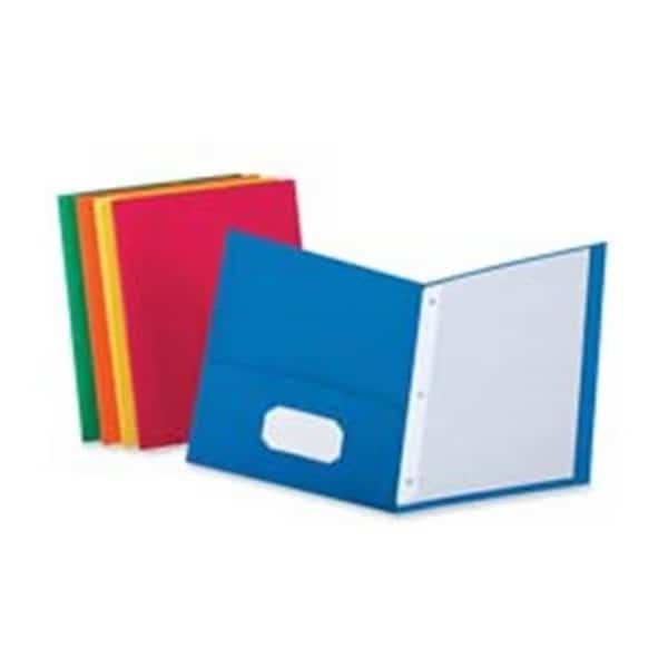 Esselte Pendaflex Corporation ESS57713 Twin Pocket Portfolio- w-Fstnrs- 11in.x8-.50in.- Assorted