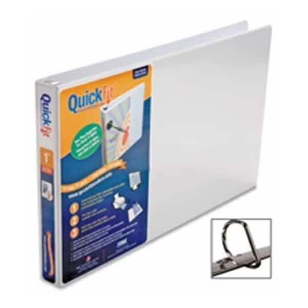 - Inc. Ledger Binder- D-Ring- 1in. Capacity- 11-.50in.x19in.- White