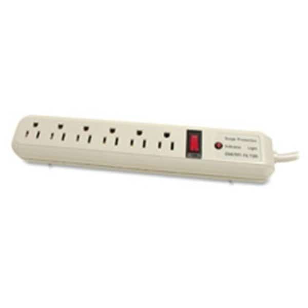 Outlet Strip, Surge, 6 Outlet(s) 15 ft.