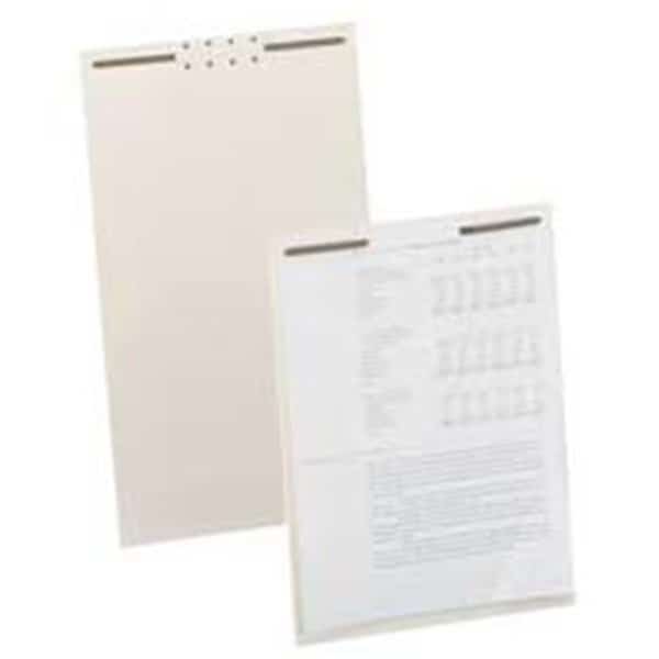File Backs With Fastener- Letter- Manila