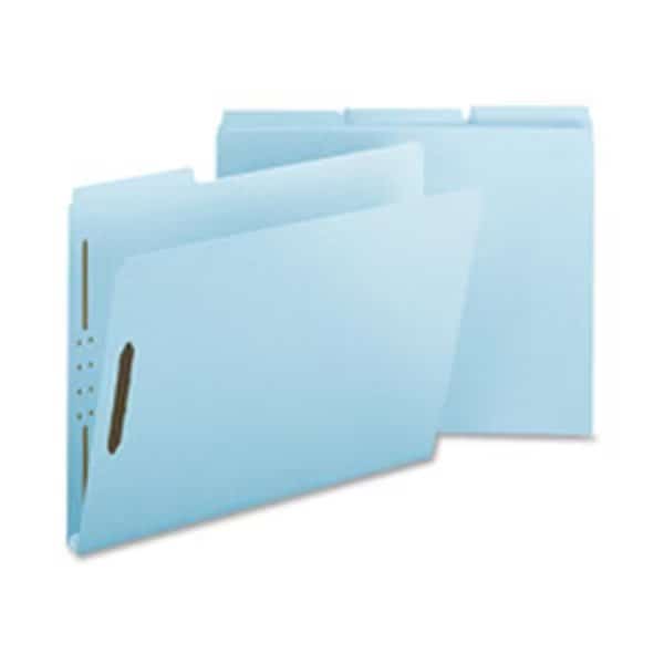 Pressboard Fastener Folder- Letter- Light Blue