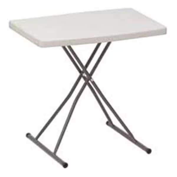Iceberg Enterprises ICE65490 Personal Table- Adjusts 25 or 28in.H- 30in.x20in.x28- Platinum