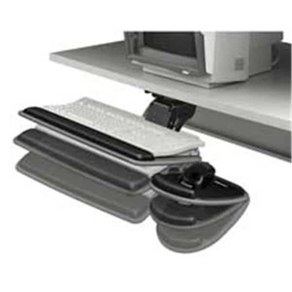 Fellowes Mfg. Co. FEL93841 Keyboard Manger- Adjustable- 20-.25in.x11in.- Charcoal Gray-Black